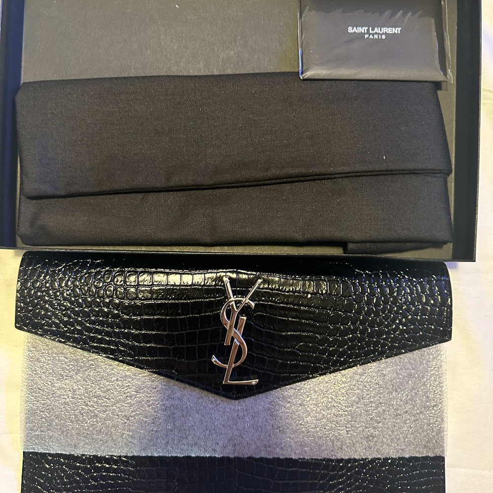 New authentic YSL clutch